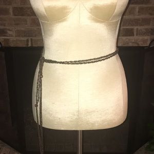 Lane Bryant braided bead belt -14/20